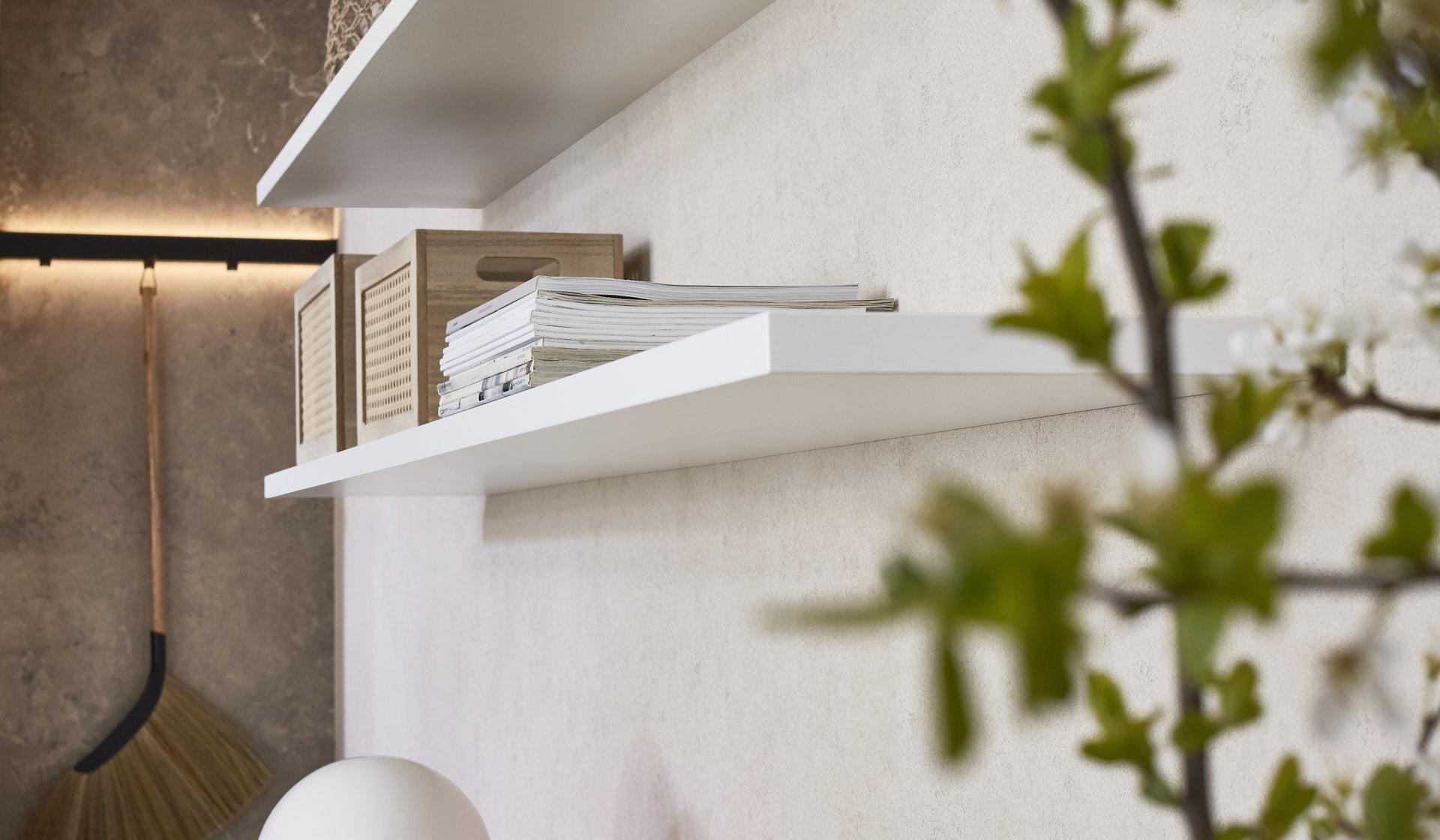 Moodschuss, Regal, Matt weiß