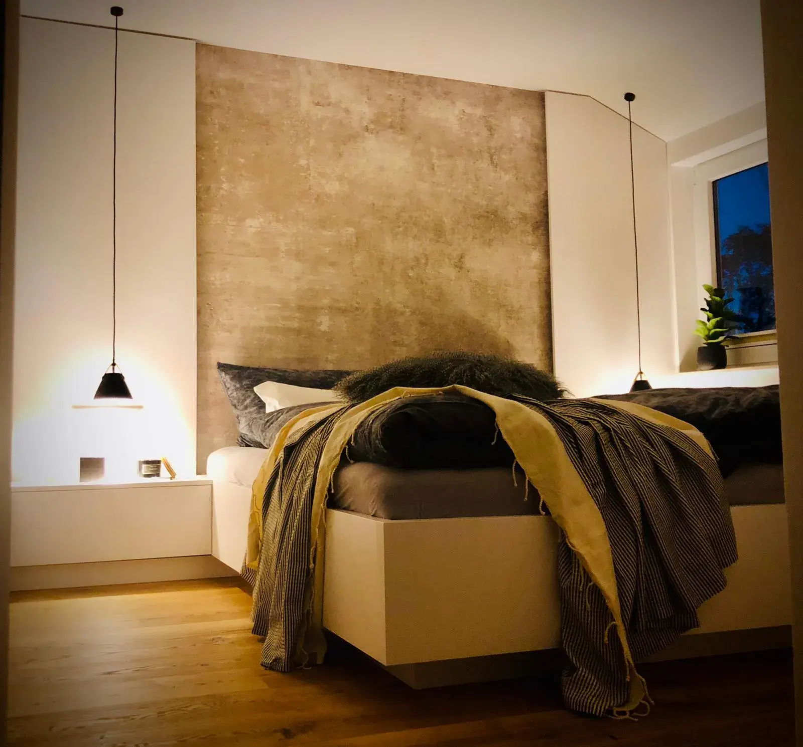 Schlafzimmer matt weiss