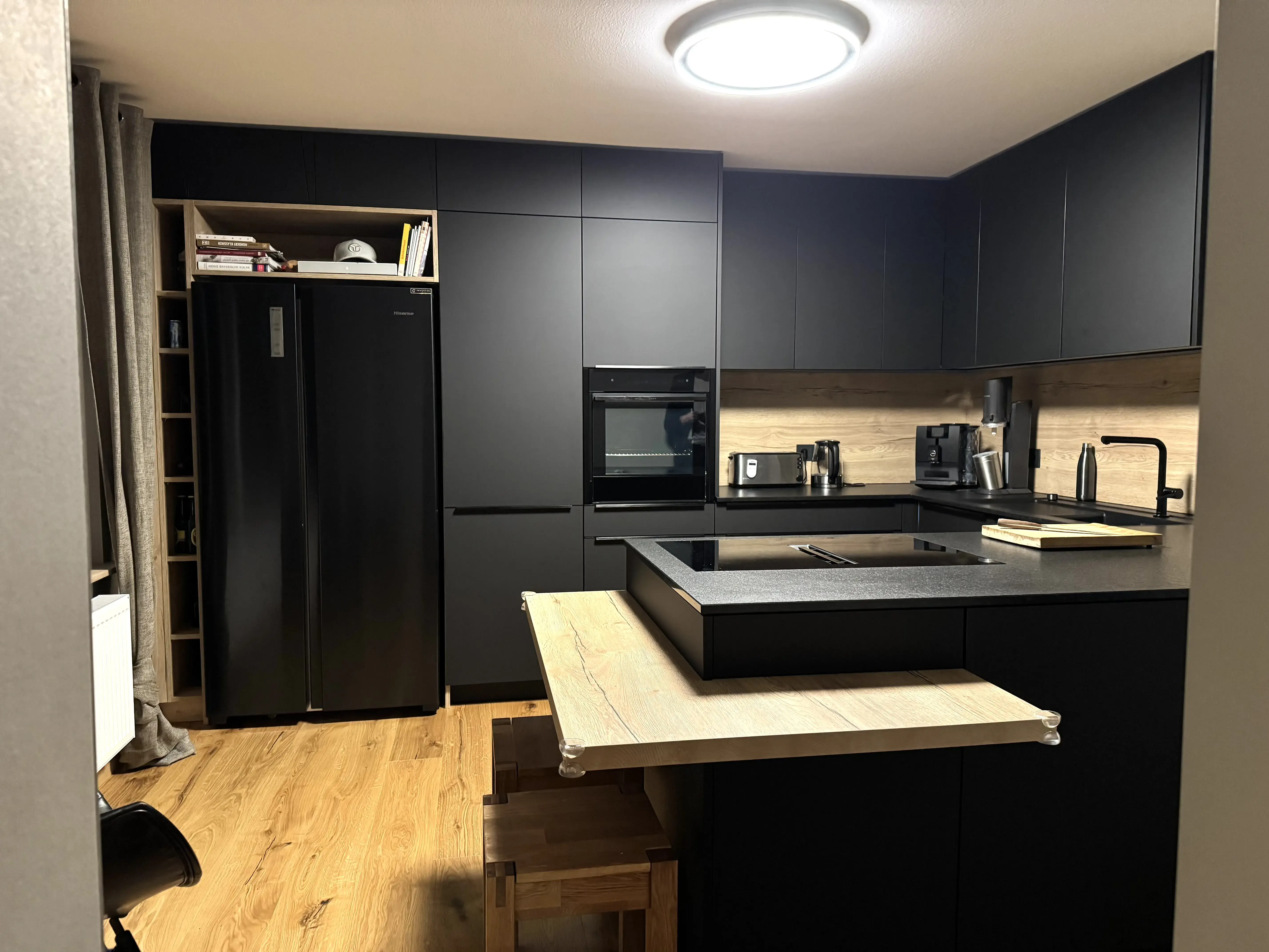 Küche matt schwarz