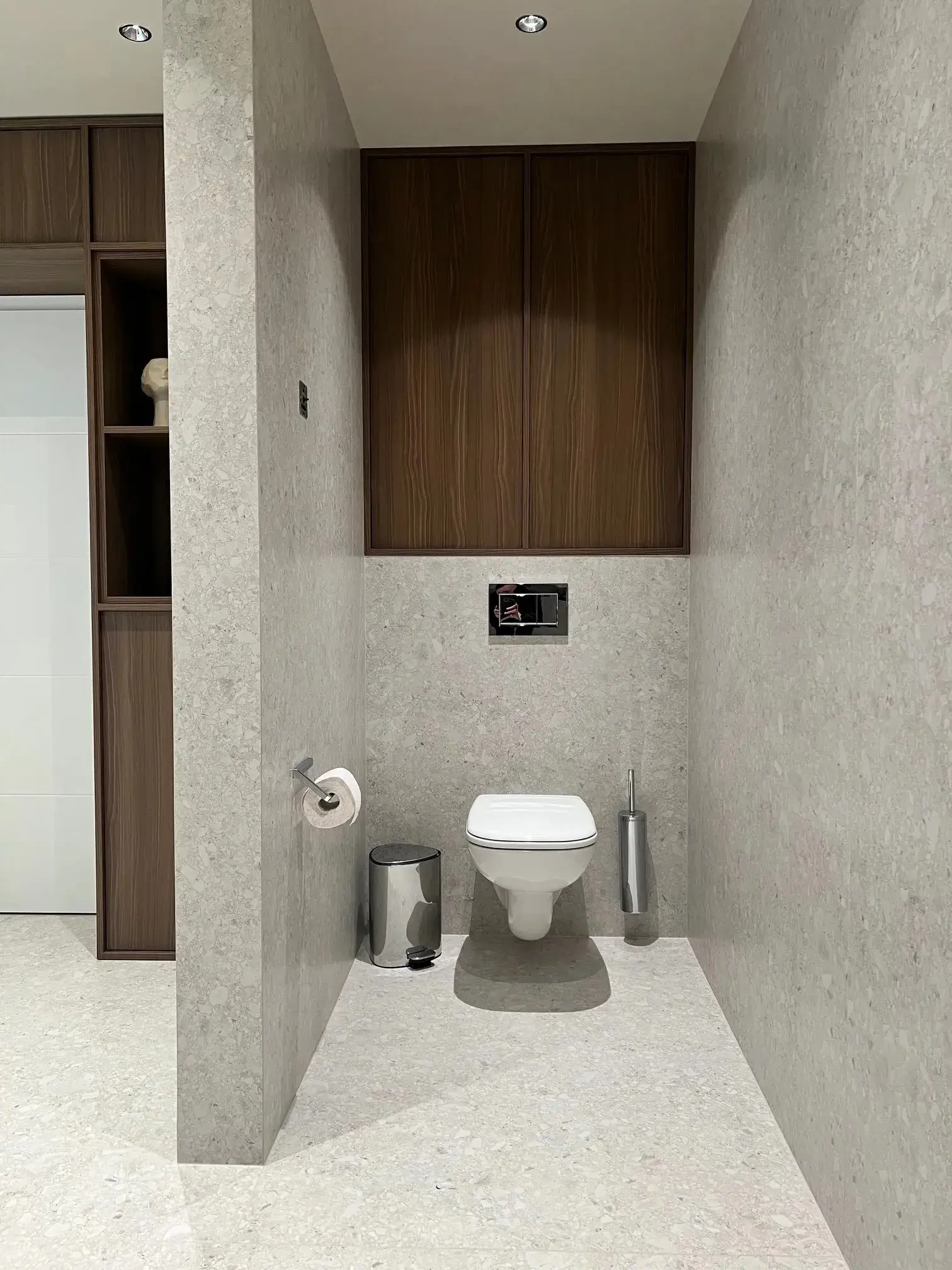 Badmöbel Nussbaum/Terrazzo