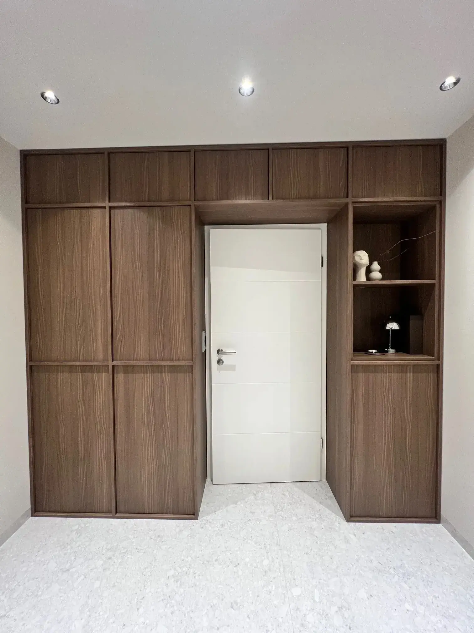 Badmöbel Nussbaum/Terrazzo