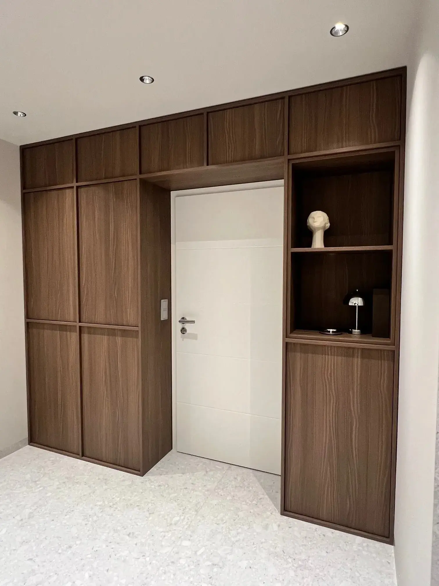 Badmöbel Nussbaum Terrazzo